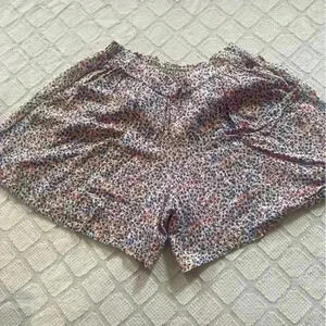 435 by Matilda Jane Floral Hello Lovely Lagoon Shorts Size 12